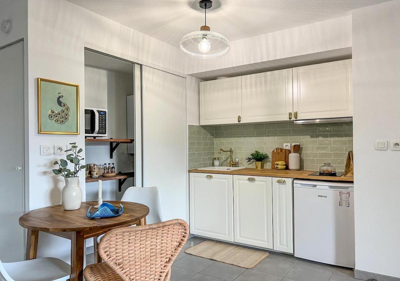 Confortable T2 Pour 4 Voyageurs, Parking Prive Et Terrasse Appartement